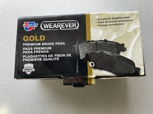 Premium Gold Ceramic Brake Pads Front WEAREVER~ GNAD910 - Picture 1 of 6