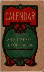 Anuncio Bromo-Seltzer de Colección Calendario Información Útil 1909 1910 Dolores de Cabeza - Imagen 1 de 7