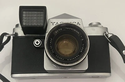 Cámara Yashica J Reflex 35 35 mm película con lente medidor de exposición Yashinon f2/5 cm Foto 1 de 4