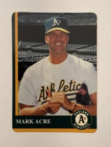 Tarjeta de béisbol Mark Acre Oakland A’s Athletics 1997 Mother’s Cookies #21 de 28 - Imagen 1 de 2