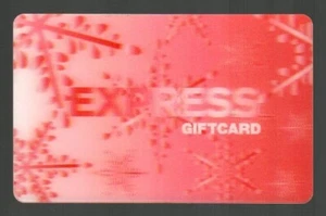 EXPRESS Red Snowflakes ( 2003 ) Lenticular Gift Card ( $0 ) RARE - Picture 1 of 1