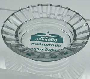 Vintage HOWARD JOHNSON'S MOTOR LODGES Motel Logo KLARGLAS ASCHENTABLETT Retro Ch11 - Bild 1 von 6