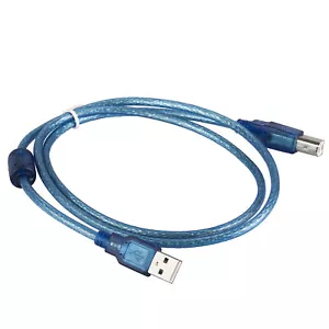 USB 2.0 A to B 4ft PC Digital Microscope Camera 3D Printer Scanner Male Cable - Picture 1 of 7