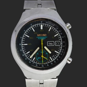 Vintage Seiko Helmet 6139-7100 Automatic Watch c.1976 #65450 - Picture 1 of 9
