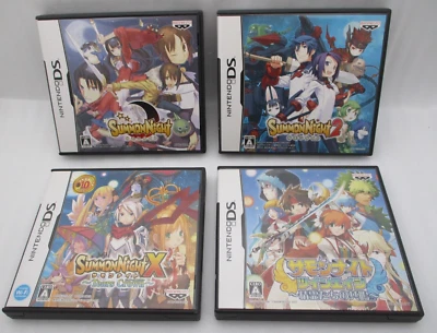 Nintendo DS Summon Night 1, 2, X Tears Crown & Twin Age 4Games Set Japan NDS - Image 1 of 4