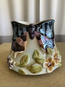 Vintage Home Interiors Butterfly Branches Candle Capper Candle Shade Jar Topper - Picture 1 of 12