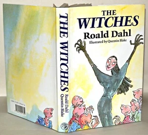 The Witches, Roald Dahl, 1991 Reprinted, Hardback Book, Dustjacket, Illustrated - Picture 1 of 14