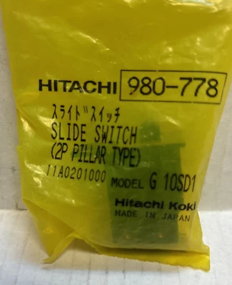Novo interruptor lateral Hitachi #980-778 980778 - Imagem 1 de 3