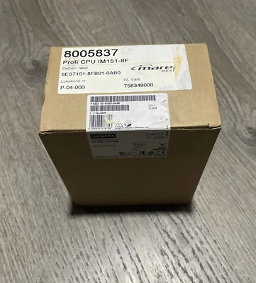 Módulo de interfaz/CPU Siemens 6ES7151-8FB01-0AB0 SIMATIC 200S 6ES7151-8FB01-0AB0 Foto 1 de 4