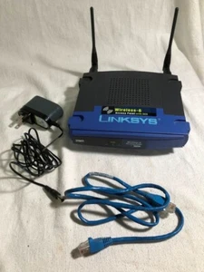 Linksys Wireless-G Access Point with SES Model WAP54G - w/Power & Ethernet cord - Picture 1 of 8