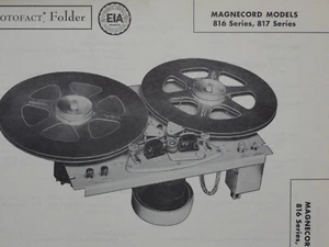 Original Sams Photofact Handbuch Magnecord 816, 817 (425) - Bild 1 von 1