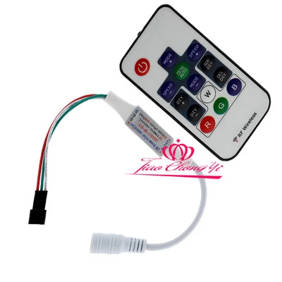 14key 2017 5-24V RF LED Remote Controller for WS2811 WS2812B LED Strip Light - Image 1 of 4