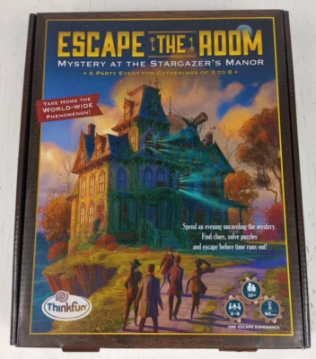 Escape The Room: Mystery At The Stargazer's Manor (2015 Mystery Game) Thinkfun - Image 1 of 4