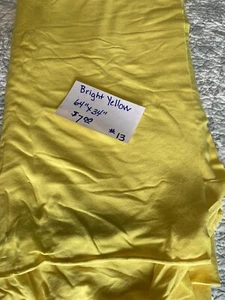 Solid Bright Yellow Knit Fabric-swim Suit Material - Picture 1 of 1
