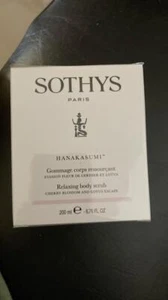 Sothys Relaxing Body Scrub - Cherry Blossom & Lotus Escape 200ml Womens Skin - Picture 1 of 2