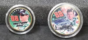 2001 Half Dollar DALE EARNHARDT JR #88 NASCAR 24K Gold U.S Legal Tender #281 - Picture 1 of 4