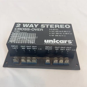 Unicars 2 Way Stereo Frecuencia Suave Cross-Over 3 Way Stereo HIFI Audio - Imagen 1 de 10