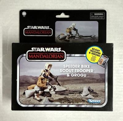 Bicicleta Speeder Scout Trooper y Grogu Star Wars The Mandalorian Hasbro 2023 Foto 1 de 4
