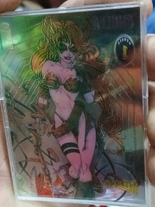 1994 Wizard Magazine Angela #1 Image Comics Promo Cell Chromium Trading Card - Picture 1 of 5