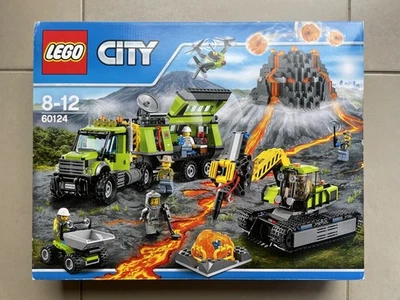 LEGO City Volcano Exploration Base Set (60124) Retired Brand New - Image 1 of 2