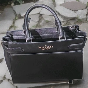 Kate Spade Geraldine Satchel Umhängetasche schwarz - Bild 1 von 5