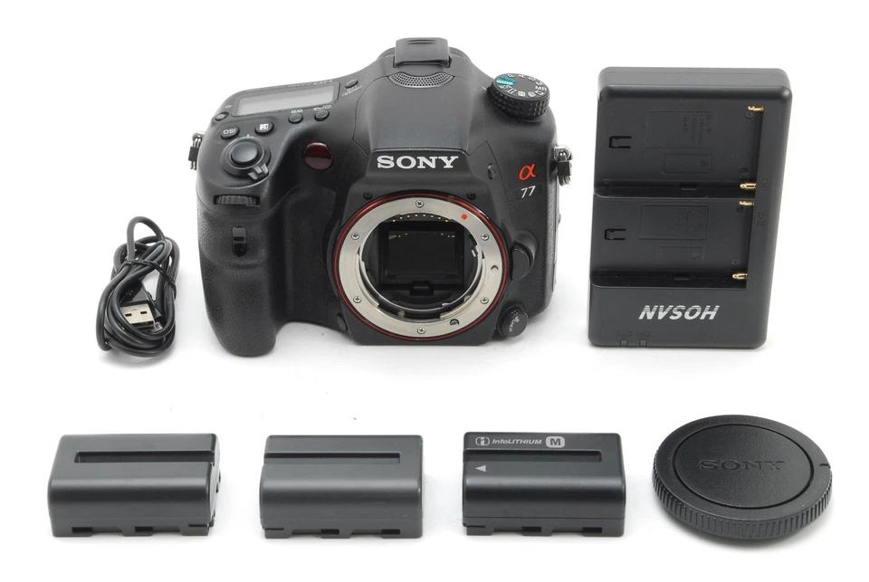 English OK [Near MINT] Sony Alpha α77 Body SLT-A77V 24.3MP Digital Camera JAPAN - Image 1 of 4