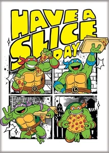 Teenage Mutant Ninja Turtles Have A Slice Day Team Kühlschrankmagnet UNBENUTZT - Bild 1 von 1