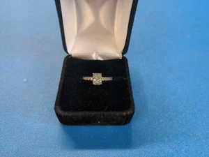 Radiant Cut Diamond Engagement Ring with Halo and Sidestone size 6.5 1.25cts - Picture 1 of 24