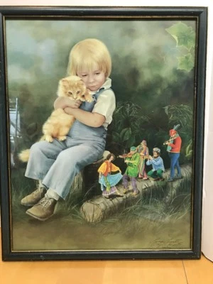 LYNN LUPETTI "Childhood Friends” Numbered And Signed Print 649/1000 - Image 1 of 4