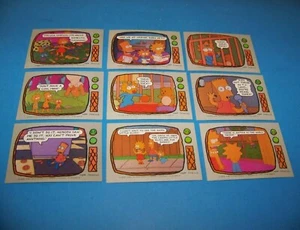 The Simpsons Trading Cards Vintage 1990  ( Mixed Lot of 9 Cards As Shown )  A-4 - Picture 1 of 2