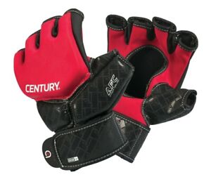Century Brave MMA Training Gloves Fingerless Red/Black-Size Adult L/XL