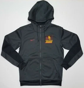 Nike Therma USC Trojans Football On-field Full Zip Hoodie CQ5521-060 - Picture 1 of 6
