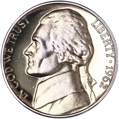 1962 Gem Proof Jefferson Nickel Beauties! FAST FREE SHIPPING - Image 1 of 4