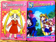 Sailor Moon S 1994's vintage trading card 2 sets Moon Cosmic Power8000, 6000