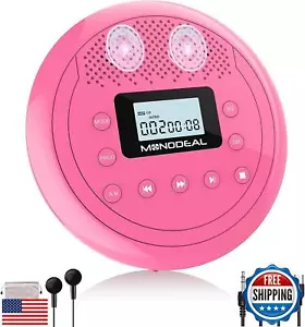 MONODEAL CD Player Portable, Rechargeable CD Player with Speakers, Anti-Skip - Picture 1 of 5