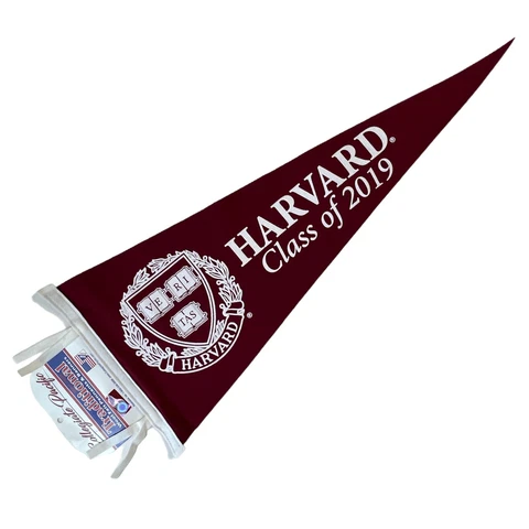 Harvard University Pennant Class of 2019 30" Wool Felt Crimson VE RI TAS Cover