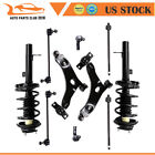 Front Struts Spring Assembly Lower Control Arms For 2000-2004 Ford Focus