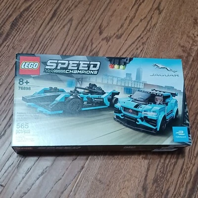 LEGO 76898 Formula E Panasonic Jaguar Racing GEN2 c Speed Champions New Sealed - Image 1 of 4