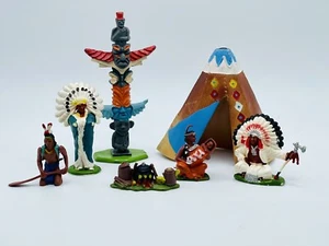 Britains Herald Western Native Indian 1960 Figurines AS IS - Picture 1 of 19