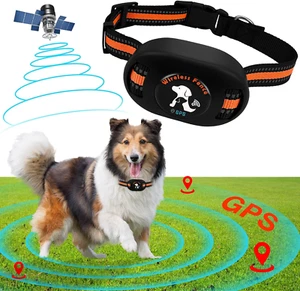 2 in 1 Multifunction GPS Wireless Dog Fence with Outdoor Pet Barrier, Range 97-3 - Picture 1 of 7