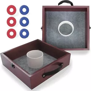 TRIUMPH SPORTS USA Premium Washer Toss Game - Includes 2 Felt-Lines Washer Boxes - Picture 1 of 3