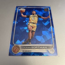 2023 Topps Chrome OTE Sapphire Basketball Jazian Gortman Card #7! (CL7)