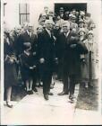 1928 Press Photo Brule Wi Rev John Taylor, Mn Gov Theodore Christenson