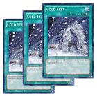 Yugioh - Cold Feet x 3 - NM - Free Holographic Card