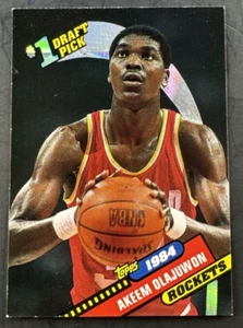 HAKEEM OLAJUWON HOF - 1992-93 Topps Archives #4 ROCKETS #1 DRAFT PICK - Picture 1 of 9