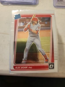 2021 Donruss Baseball Alec Bohm RC #35 Philadelphia Phillies Rated Rookie - Imagen 1 de 1