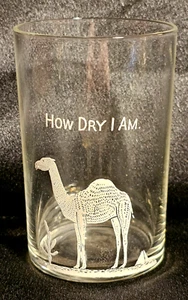 Antique 1933 Prohibition Drink Glass w/ Camel - Picture 1 of 2