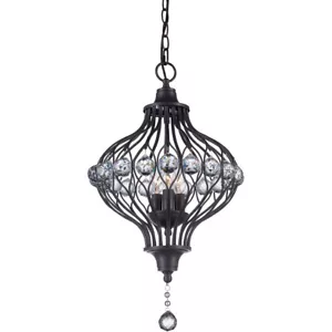 Trans Globe Lighting 10493-ROB Alcira 3 Light 13 inch Rubbed Oil Bronze Pendant  - Picture 1 of 1