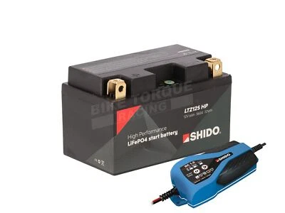 Honda VTR 1000SP SP2 2002-06 Shido High performance Lithium Battery & Charger - Image 1 of 2