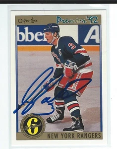 James Patrick Signed 1991/92 O-Pee-Chee Premier Card #172 - Picture 1 of 1
